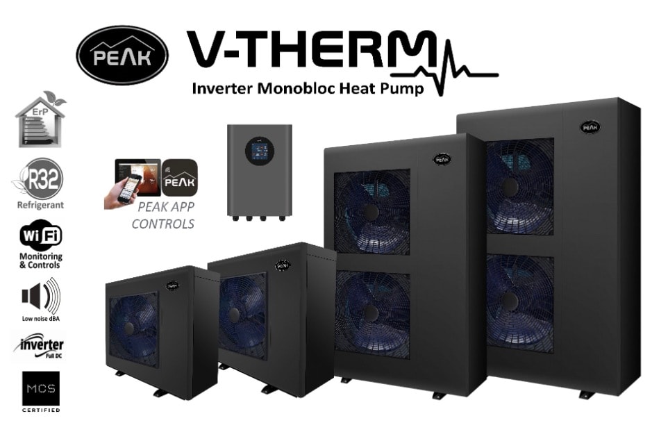 Air source heat pump installed on a UK home