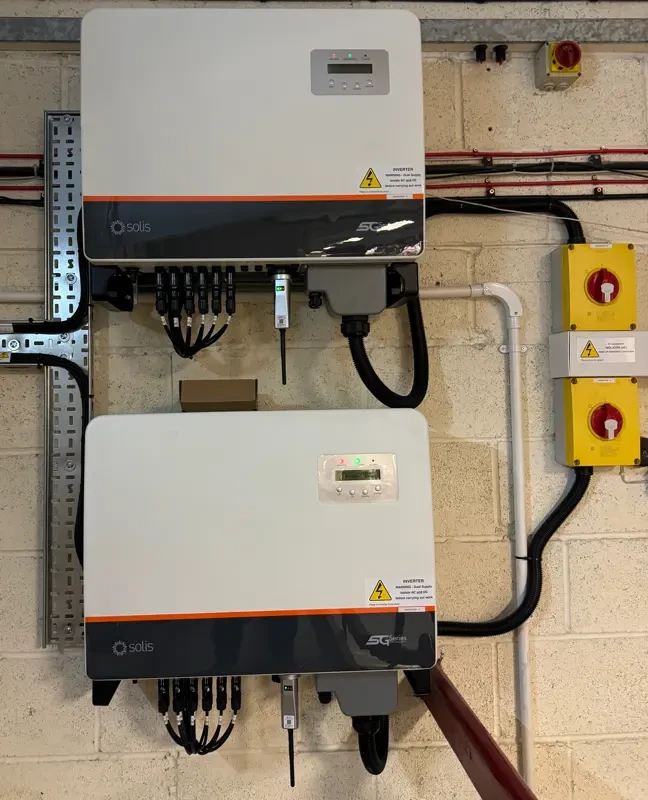 Commercial battery storage installation